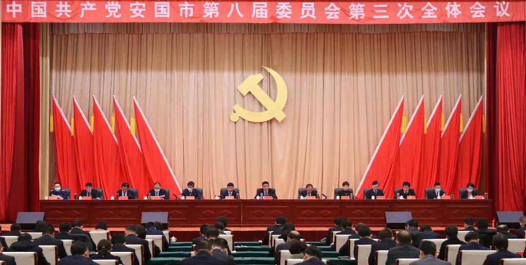 中国共产党安国市第八届委员会第三次全体会议召开